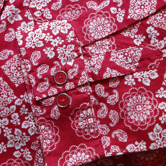 KAREN SCOTT 3/4 SLEEVE TOP/ PM - Picture 5 of 9